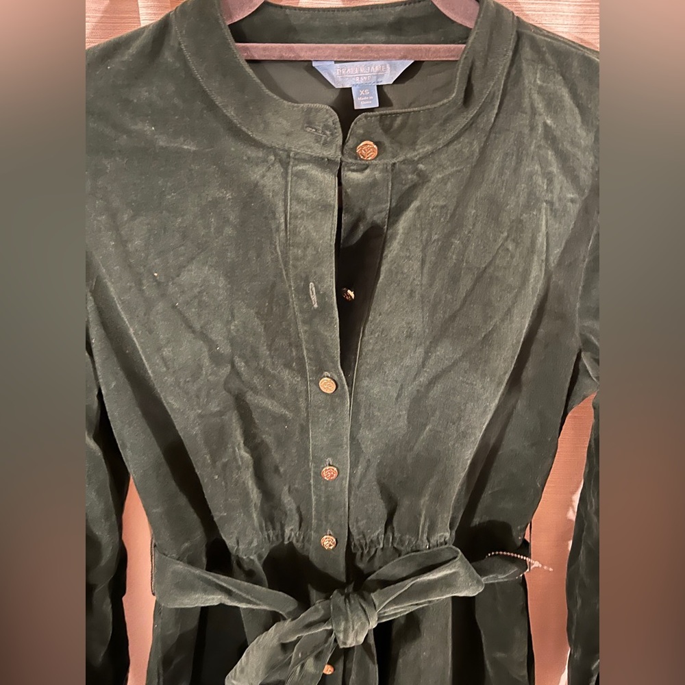 BRAND NEW WOMENS GREEN DRESS NWOT XS - Picture 4 of 6